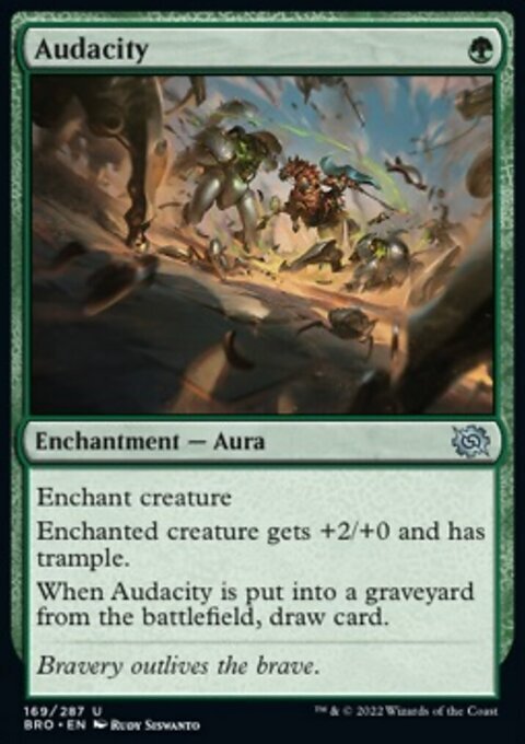 MTG Magic the Gathering Audacity (169/416) The Brothers’ War LP