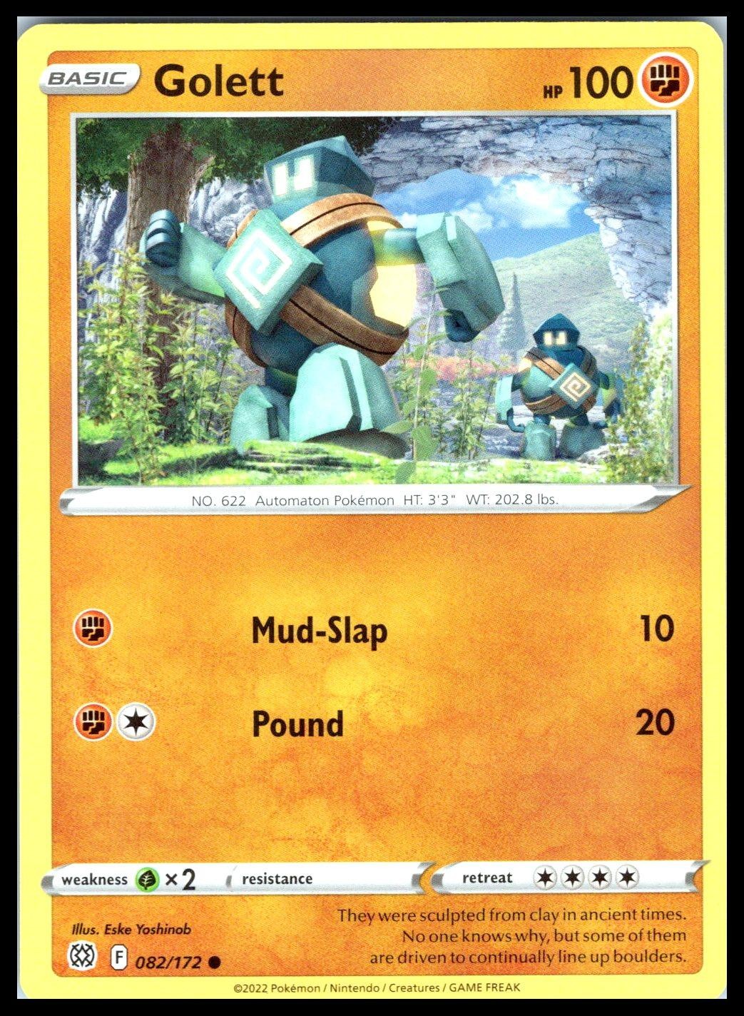 GOLETT – Pokemon – Eske Yoshinob 082/172 BRS Brilliant Stars – NM/M
