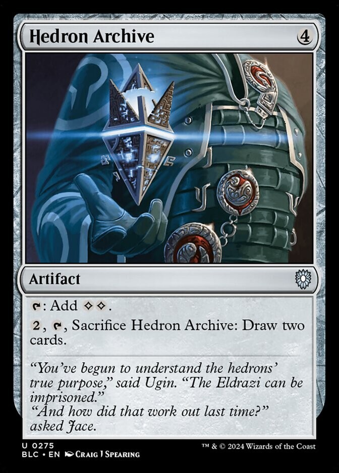 Hedron Archive 0275 Non Foil Uncommon Bloomburrow Commander MTG NM