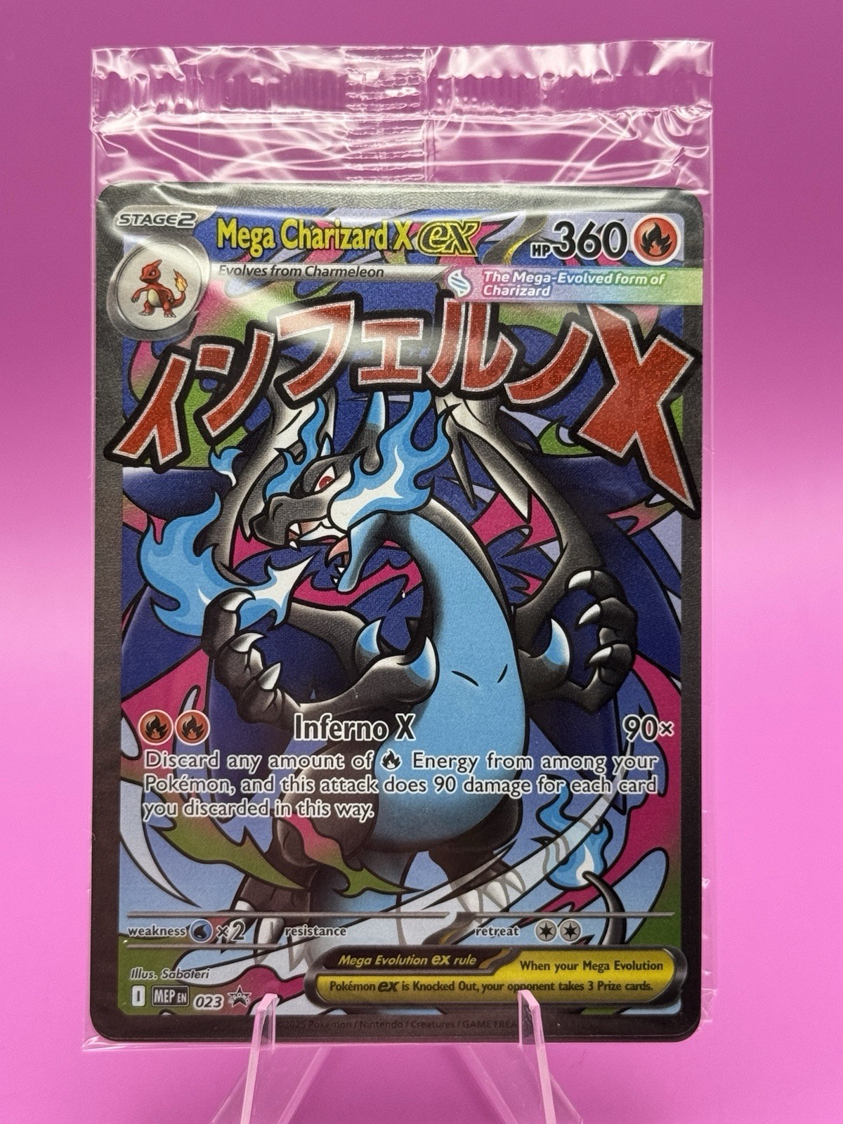 Mega Charizard X EX 023 Oricorio EX 024 Pokemon TCG Charizard UPC Promo SEALED