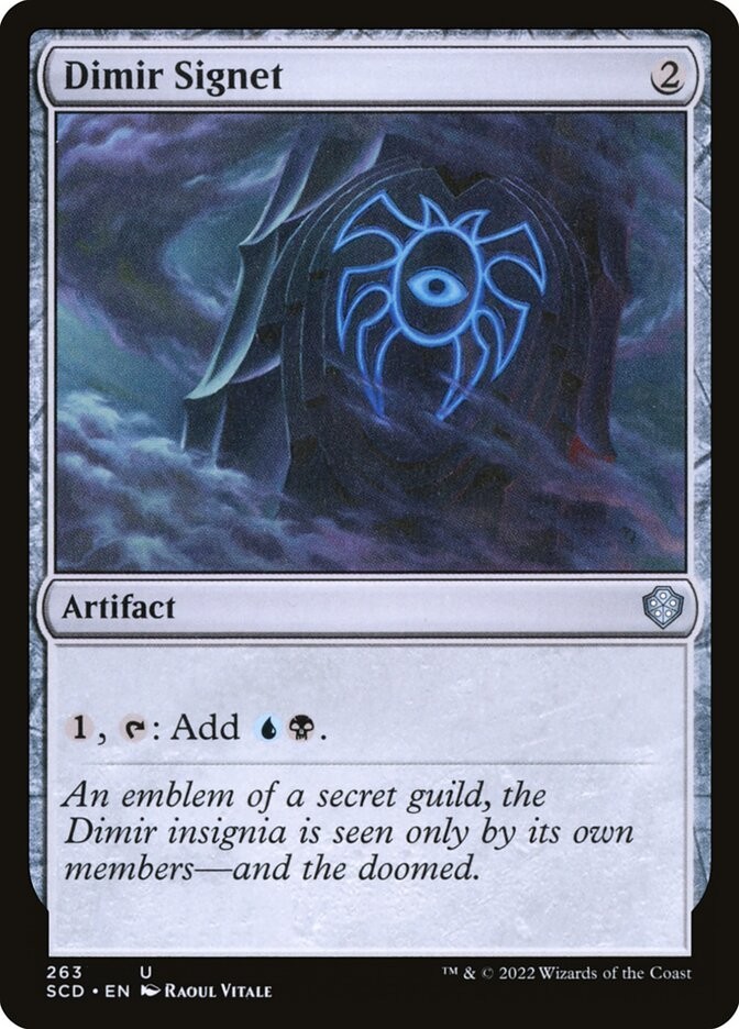 Dimir Signet #263 (NM) – MTG – Starter Commander Decks Magic: The Gathering