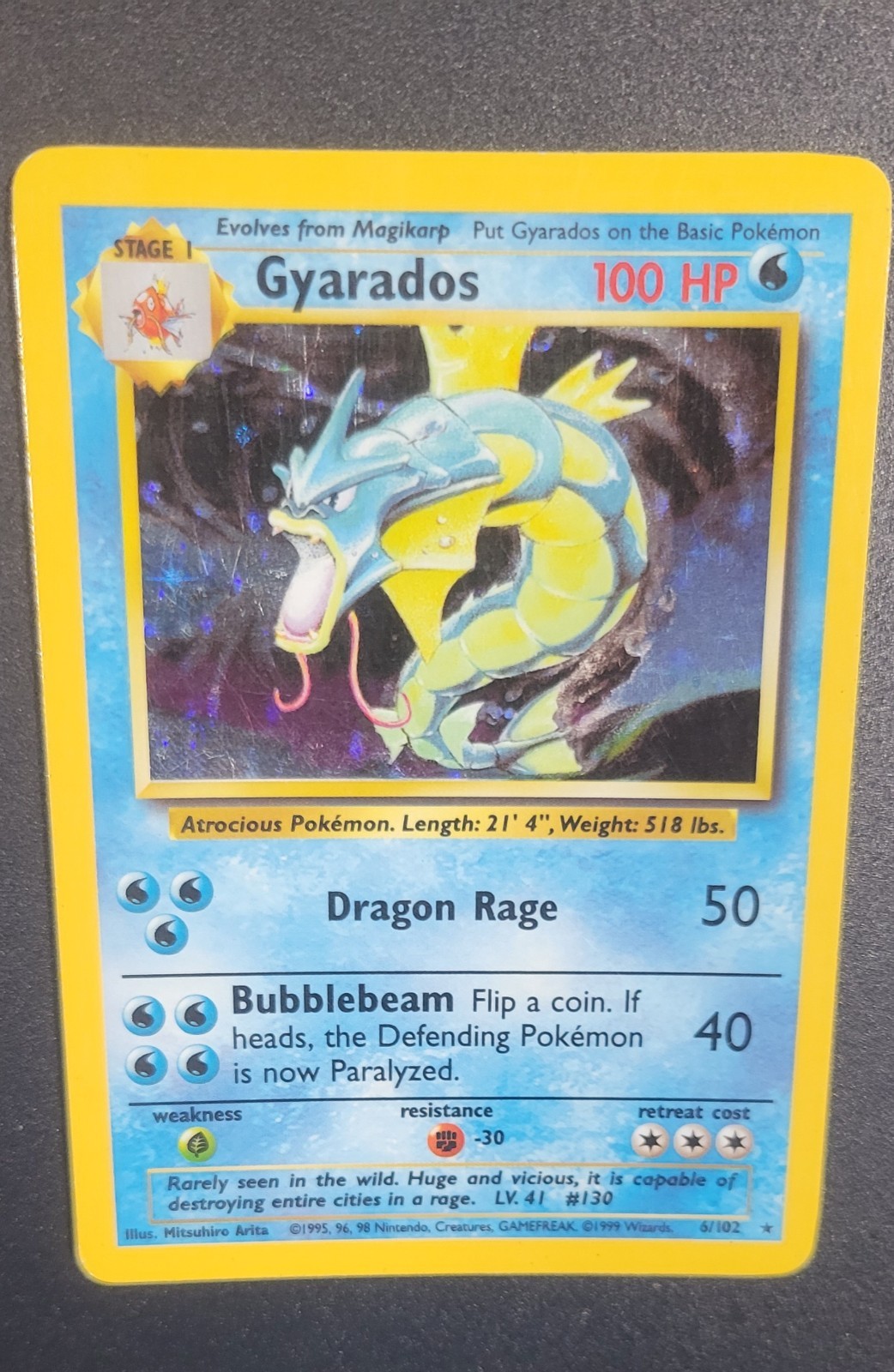Gyarados 006/102 Base Set Holo