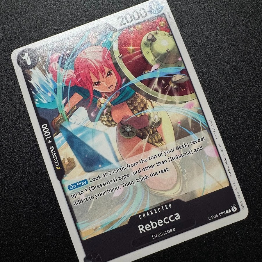 Rebecca Tournament Pack 2025 Vol. 2 OP04-092 – One Piece Promotion Cards NM