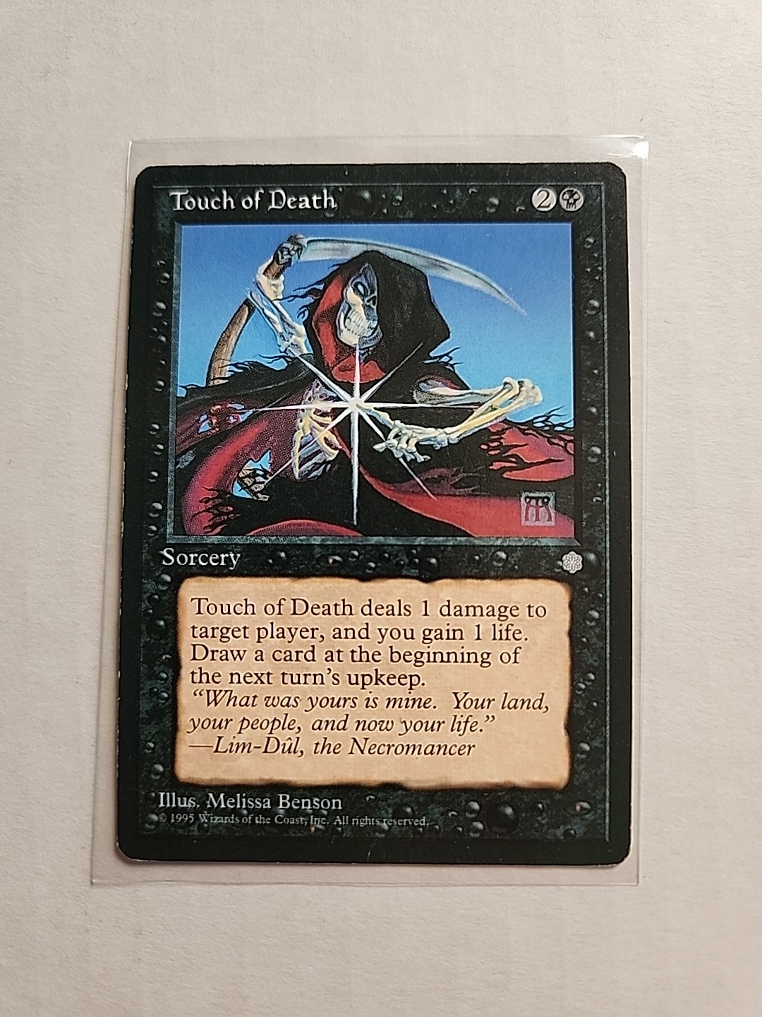 Touch Of Death – Ice Age – MTG Magic – Common – Black Sorcery