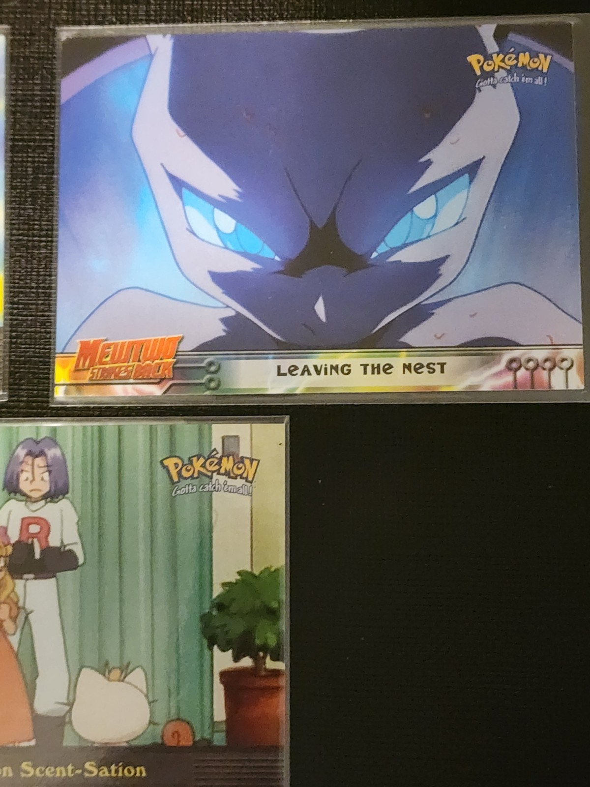 1999 Topps Pokemon Movie Edition Blue 1st Series Print Psa 8 + Gengar The TOWER
