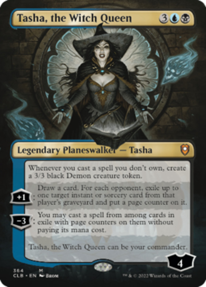 [1x] Tasha, the Witch Queen – Borderless Near Mint, English Commander Legends: B