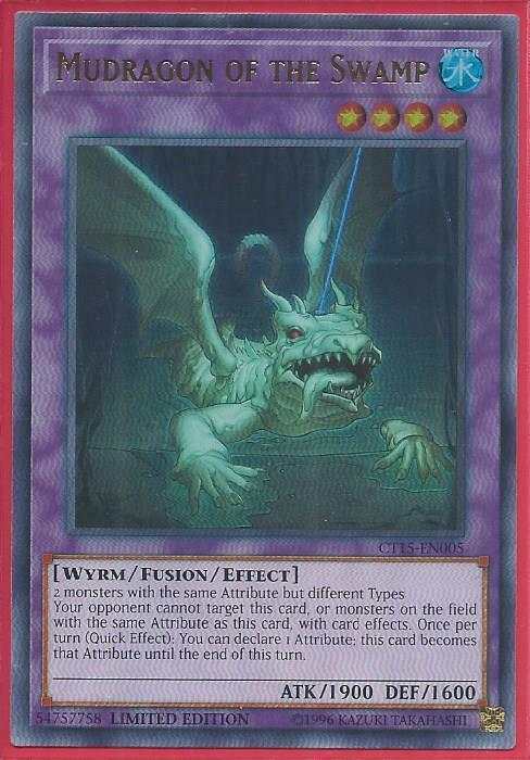 Yugioh – Mudragon of the Swamp – Holographic Ultra Rare – Limited Edition Card