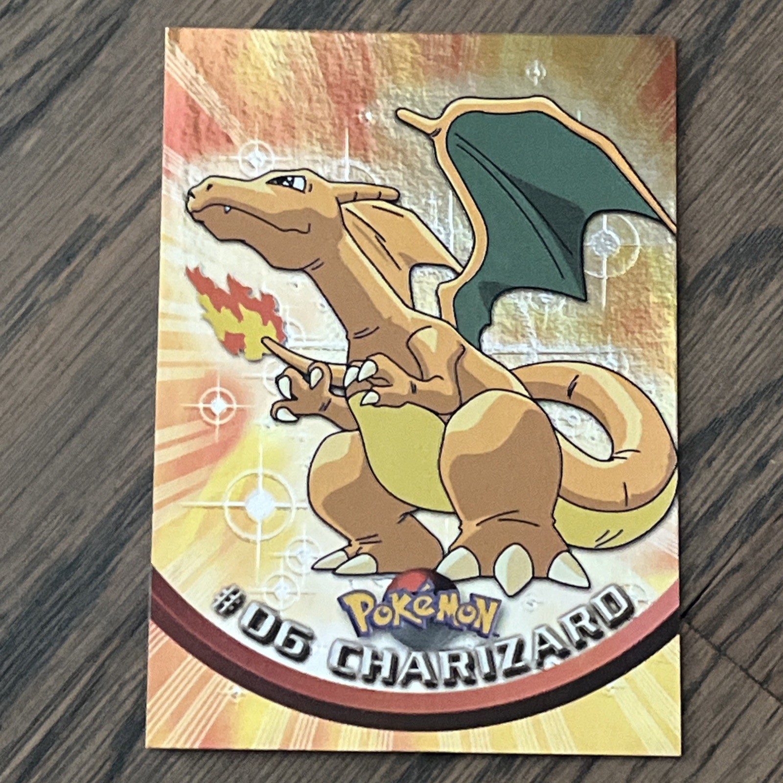 Topps Pokemon TV Animation Edition Charizard 06 Holo Black Label