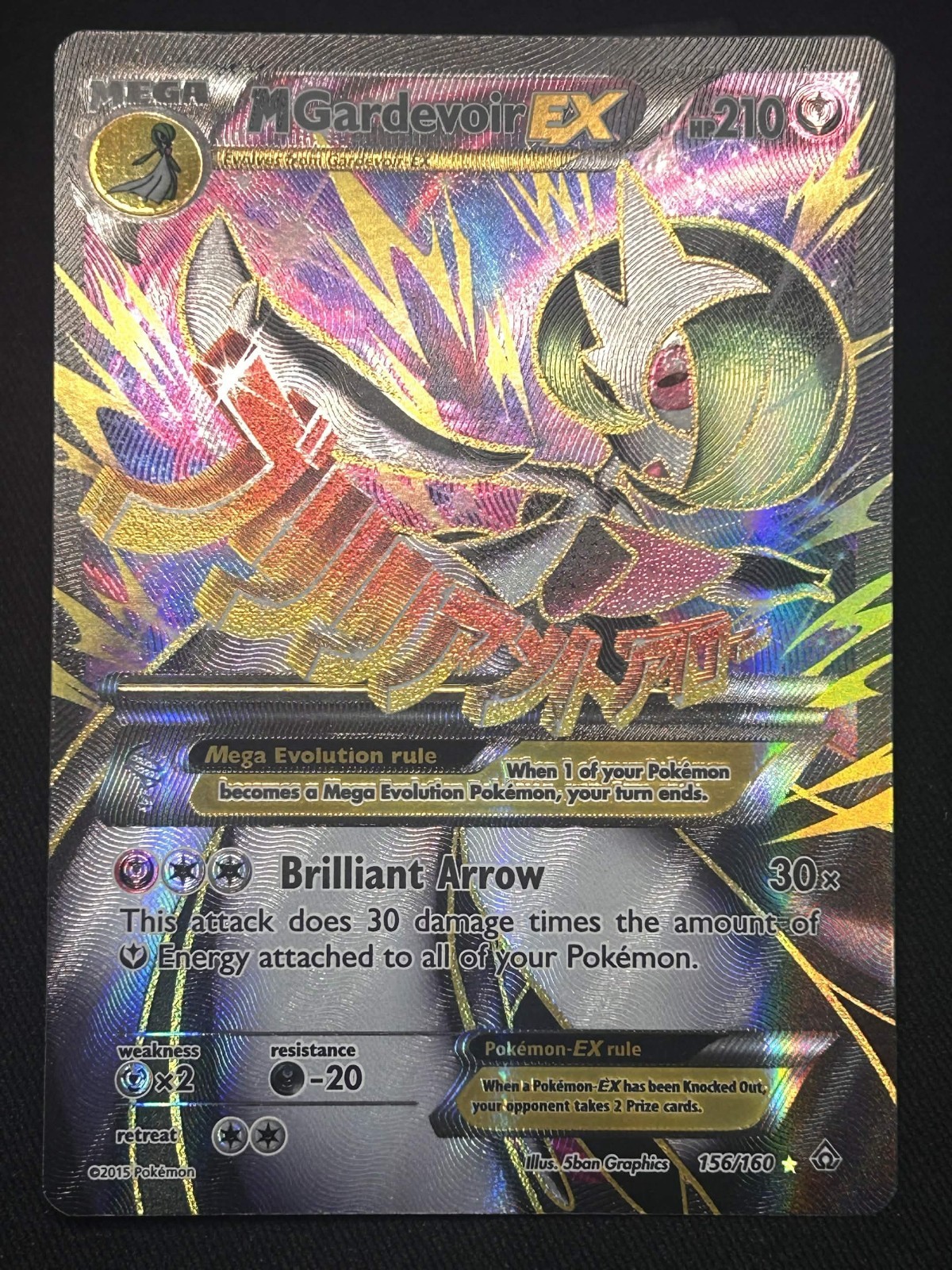 The Pokémon Company M Gardevoir EX 156/160 XY Primal Clash Full Art Holo