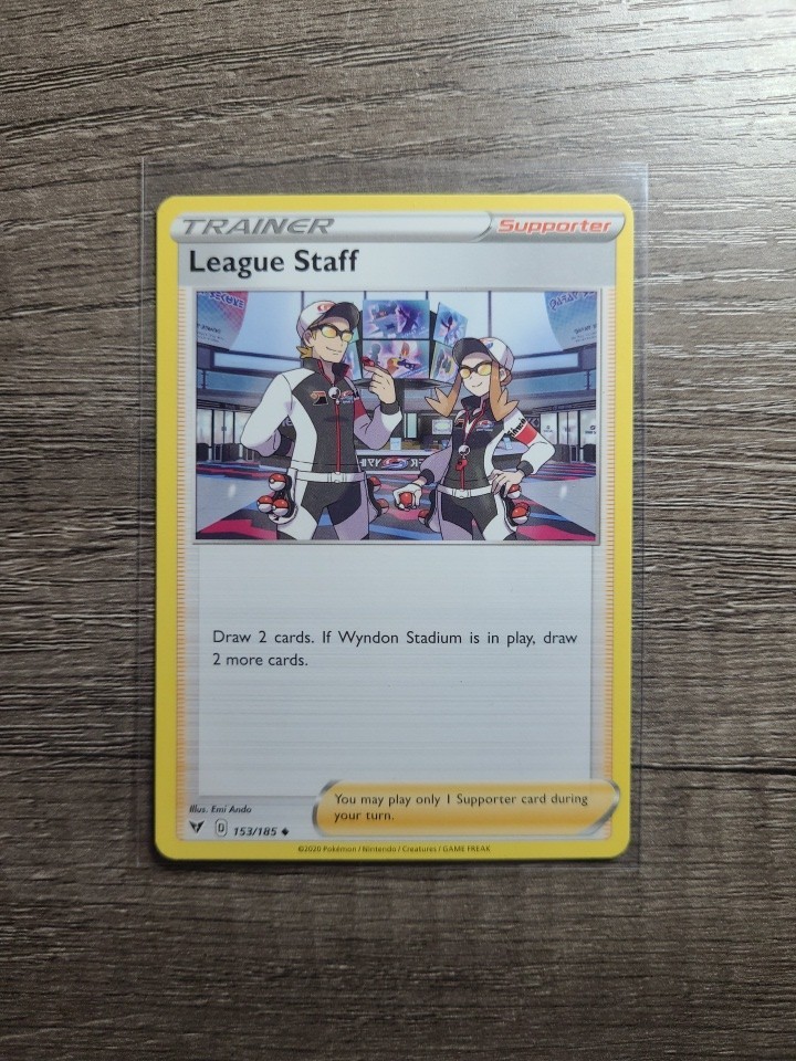 Pokemon TCG Vivid Voltage League Staff 153/185