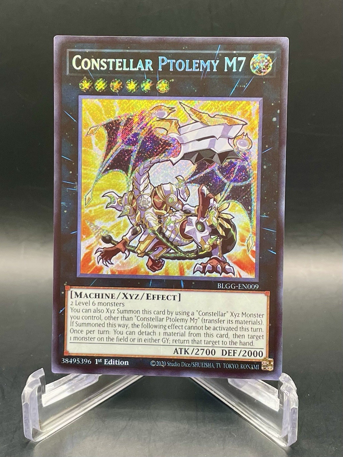 Constellar Ptolemy M7 BLGG-EN009 Glorious Gallery Secret Rare 1st Ed Yugioh! NM