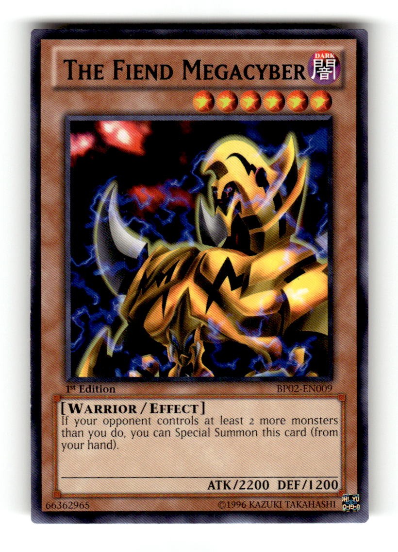 The Fiend Megacyber BP02-EN009: War of the Giants Yu-Gi-Oh 1st Ed LP