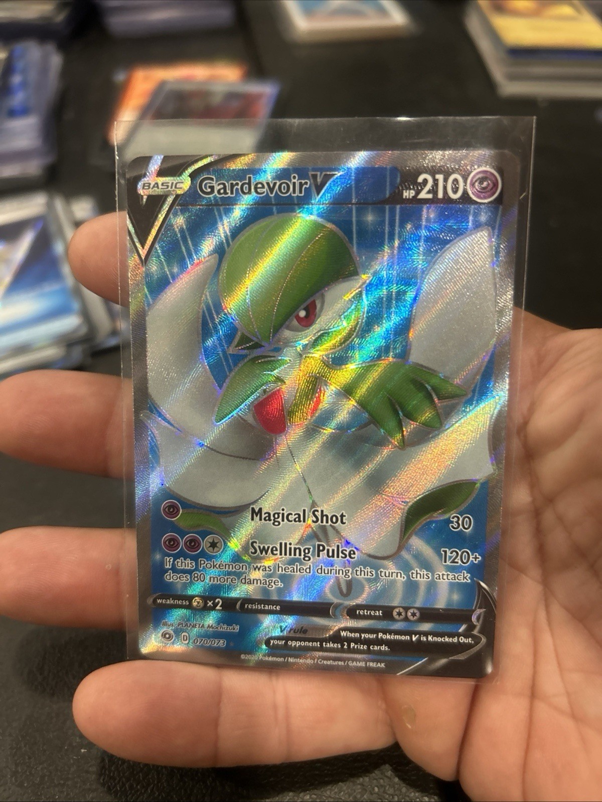 Pokémon – Gardevoir V -Full Art Holo Rare – Champion’s Path – #70/73