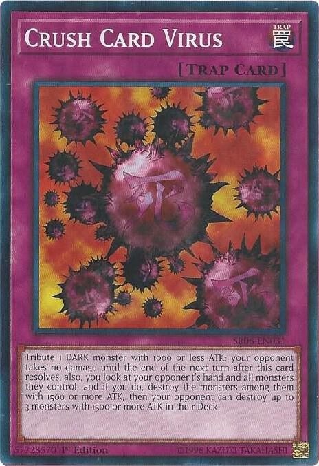 Yugioh Crush Card Virus 1st Edition Common SR06-EN031 NM