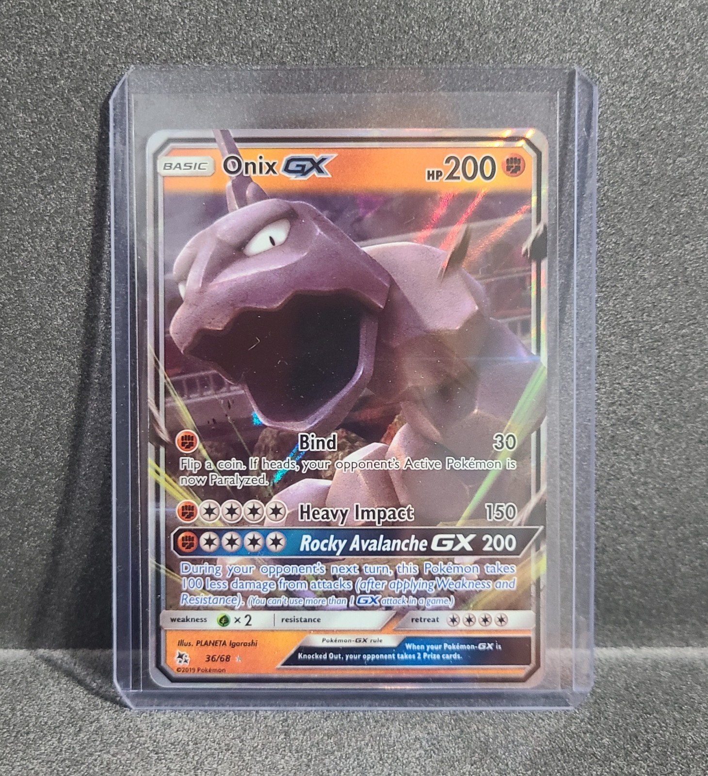 Onix GX 36/68 Pokemon