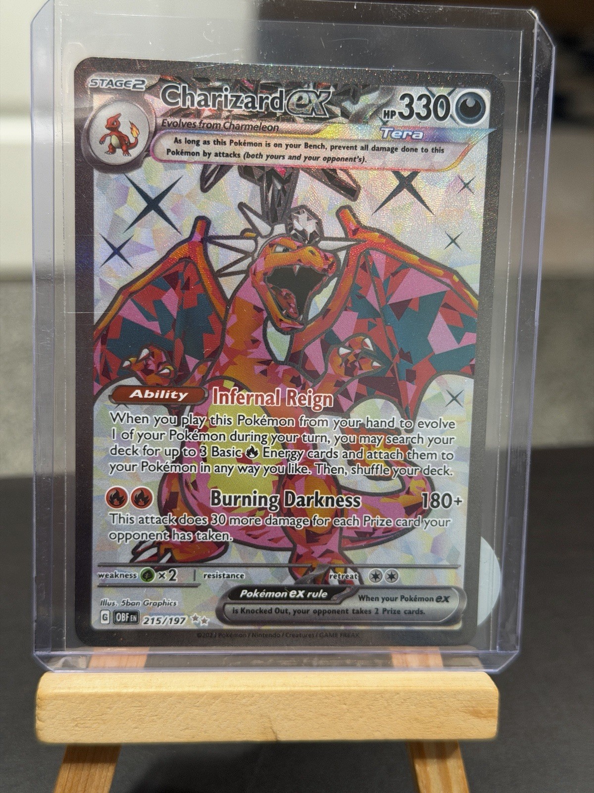 Charizard ex 215/197 SV03: Obsidian Flames Holo