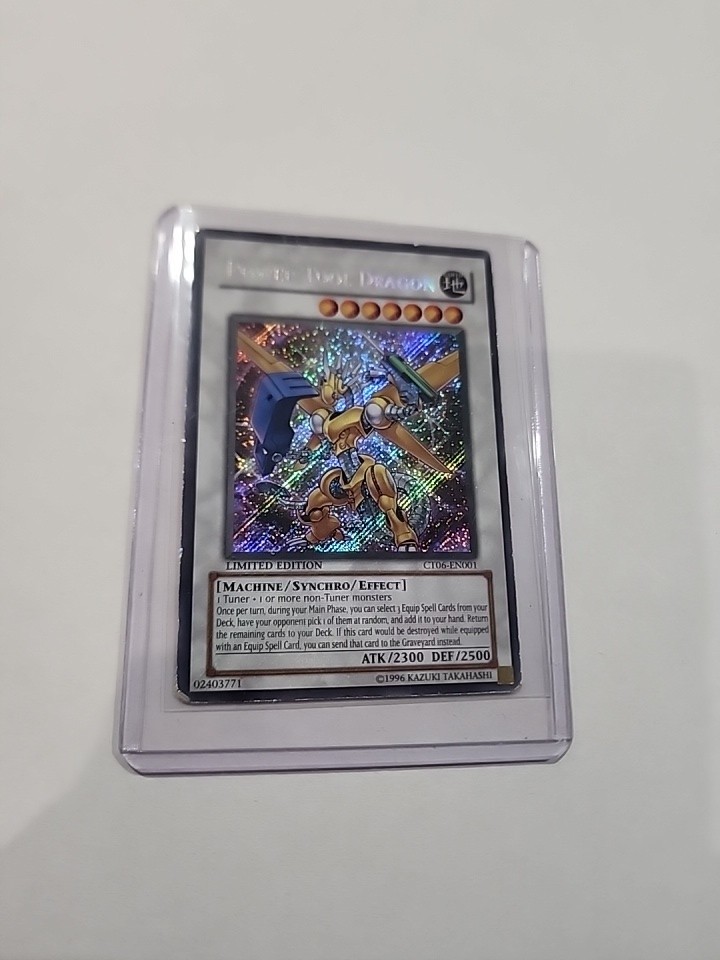 Yugioh Power Tool Dragon CT06-EN001 Secret Rare 2009 MP