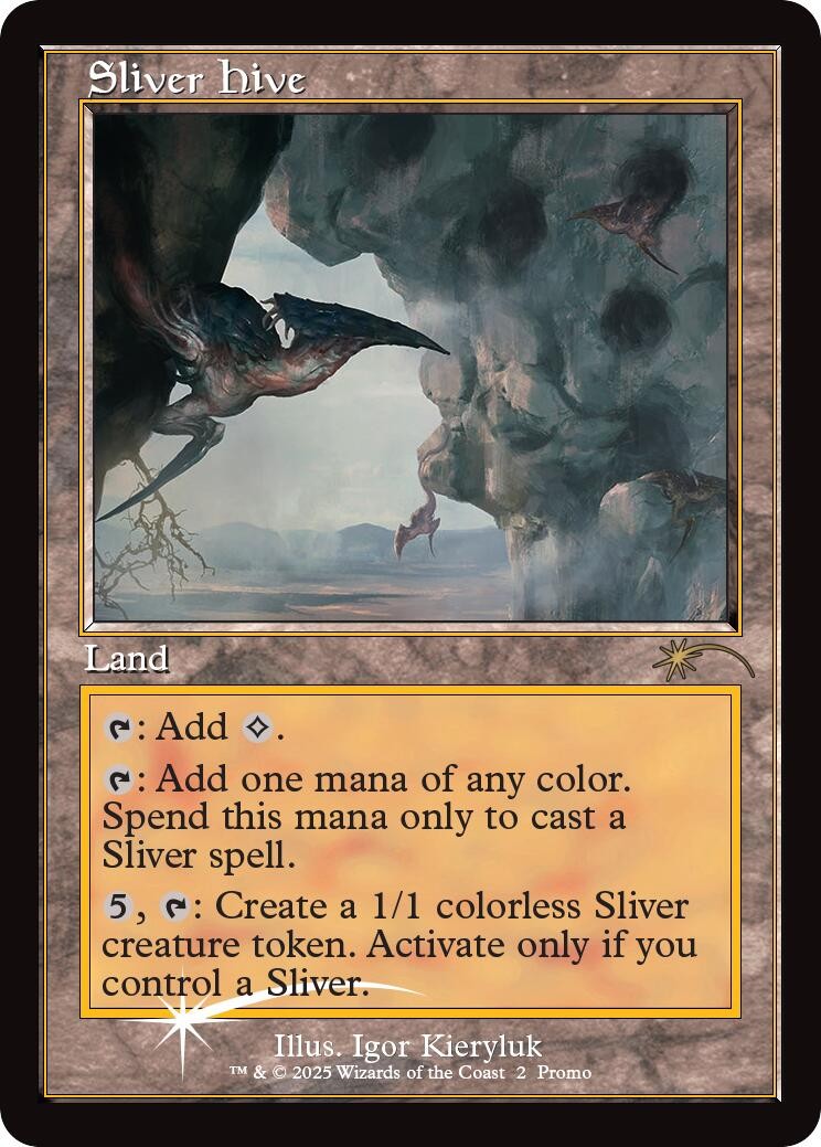 Sliver Hive (Retro Frame) [MFP] NM Foil MTG Magic the Gathering