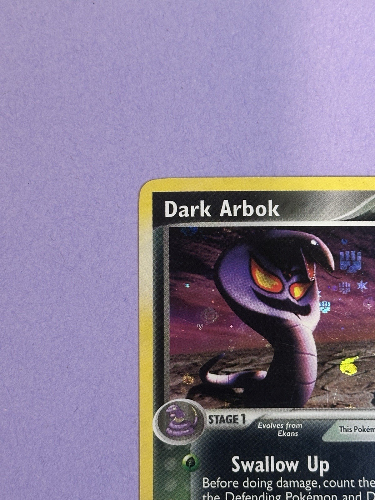 Dark Arbok 29/109 Team Rocket Returns Reverse Holo