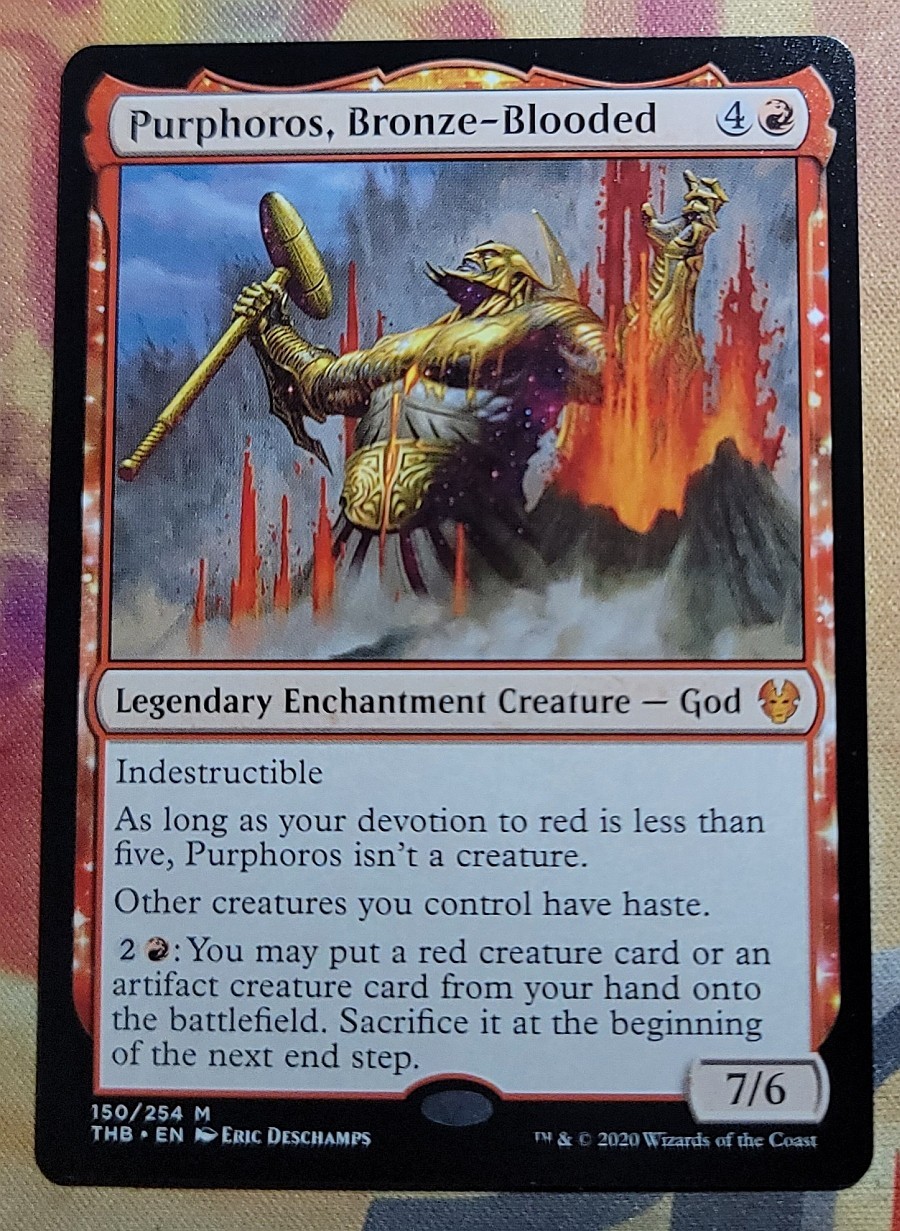 Purphoros, Bronze-Blooded MTG Theros Beyond Death (THB) (NM)