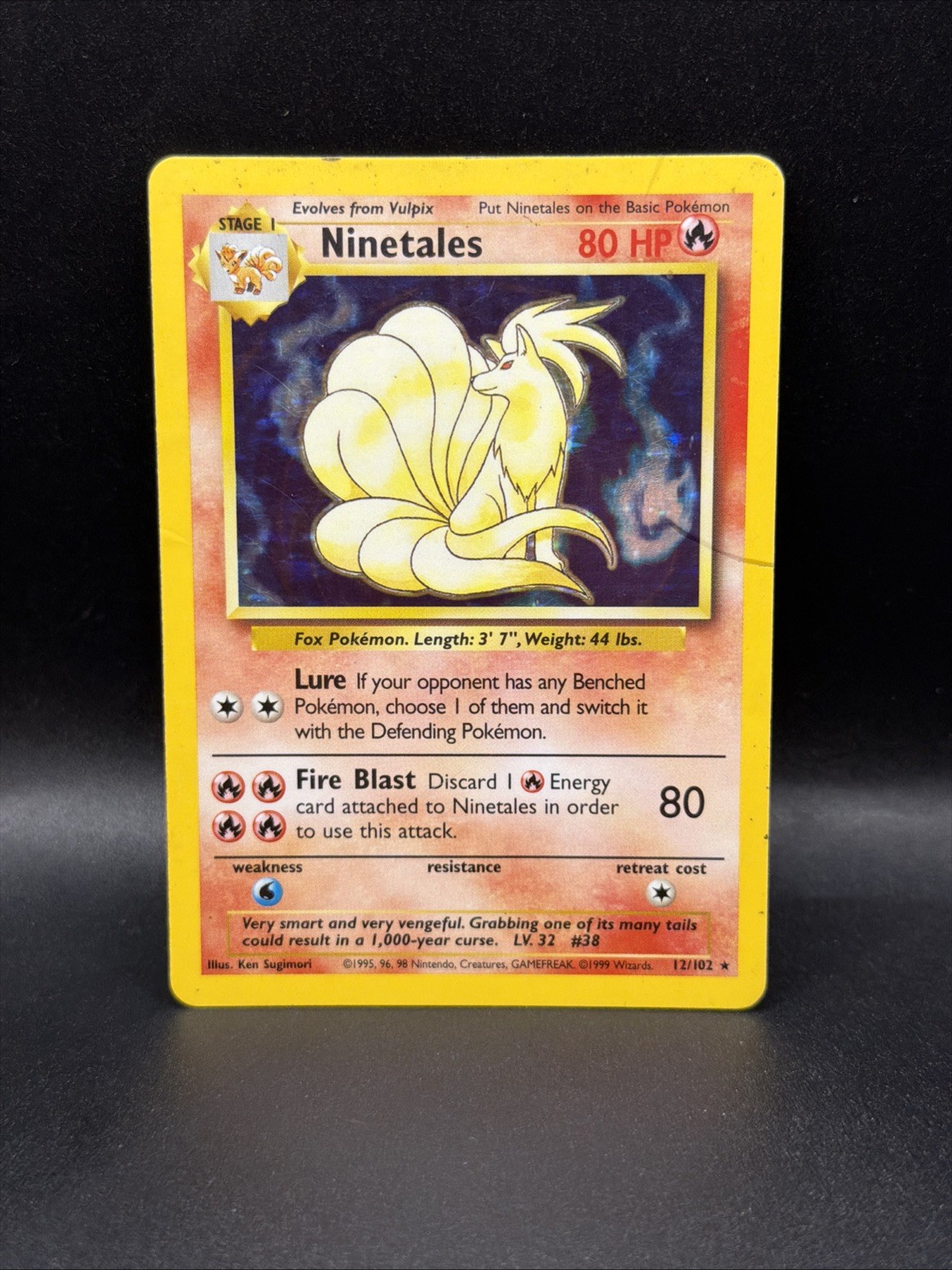 Ninetales 12/102 – Base Set – Pokemon Card