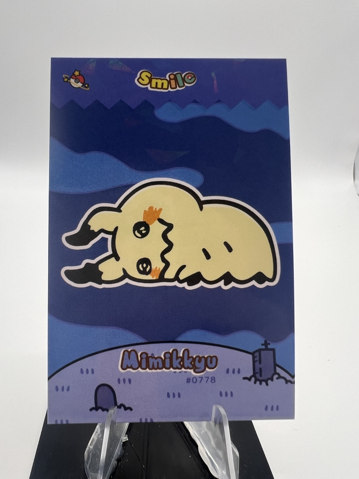 Mimikyu #778 – Cracked Ice Holo – Smile Card Database- Pokemon