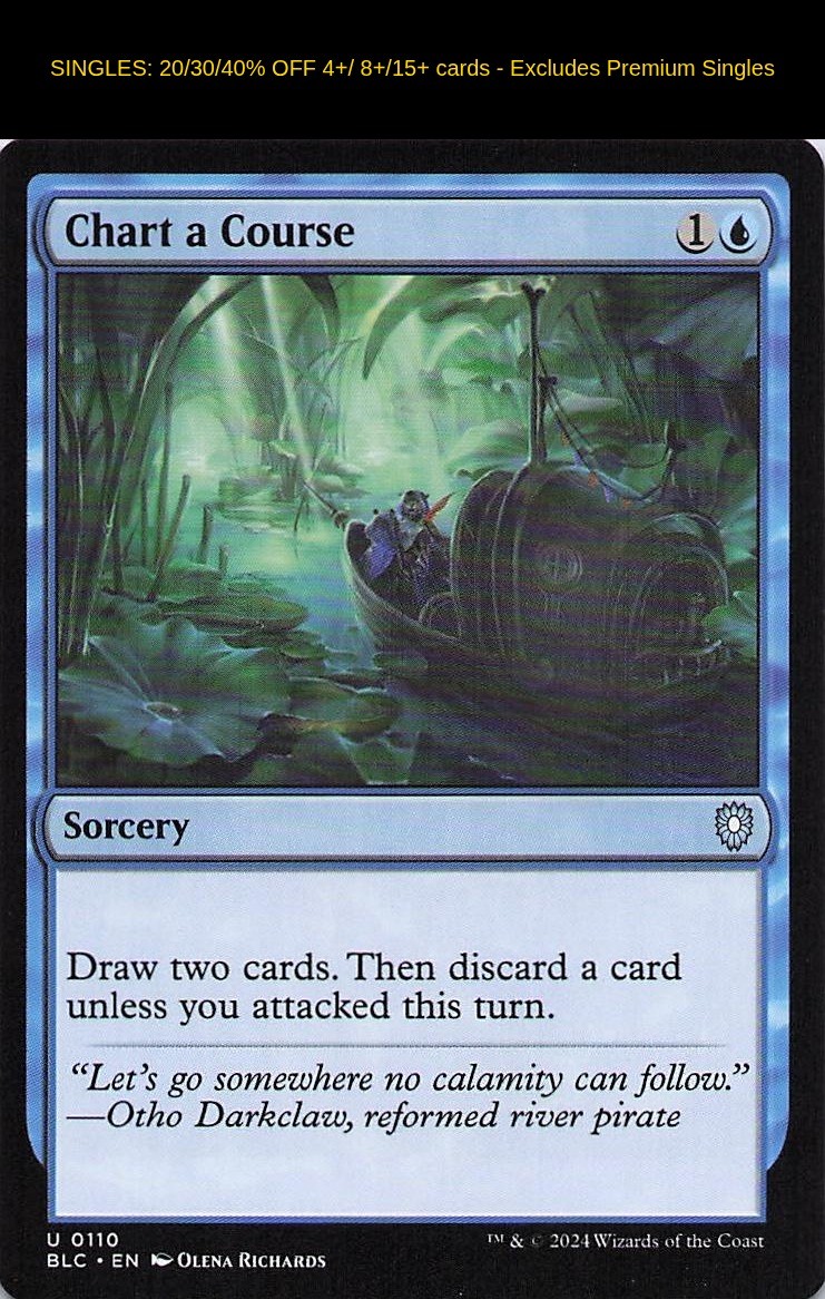 Chart a Course 110 UC Commander: Bloomburrow Magic: The Gathering NM/M