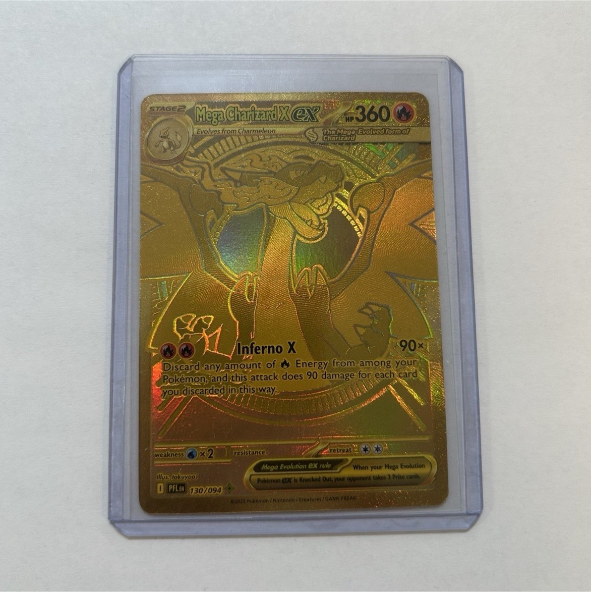 Mega Charizard X EX (Gold) Phantasmal Flames