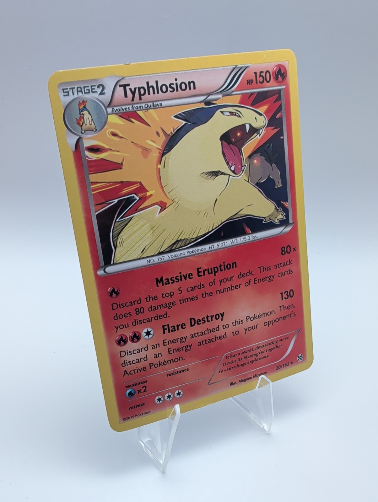 Typhlosion – 20/162 Cosmos Holo Blister English BREAKthrough Pokémon Card MP