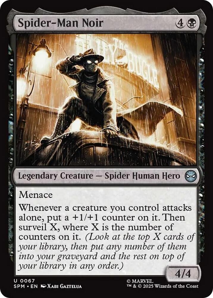 Spider-Man Noir Foil 67 SPM NM U