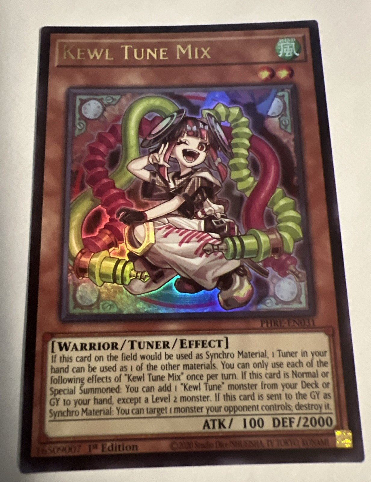 YuGiOh KEWL TUNE MIX Collector’s Rare PHRE-EN031