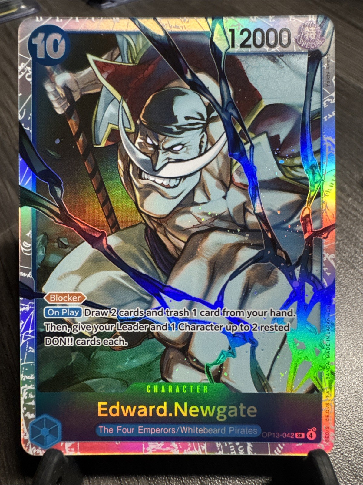 Edward.Newgate SR OP13-042 Carrying On His Will Foil One Piece TCG