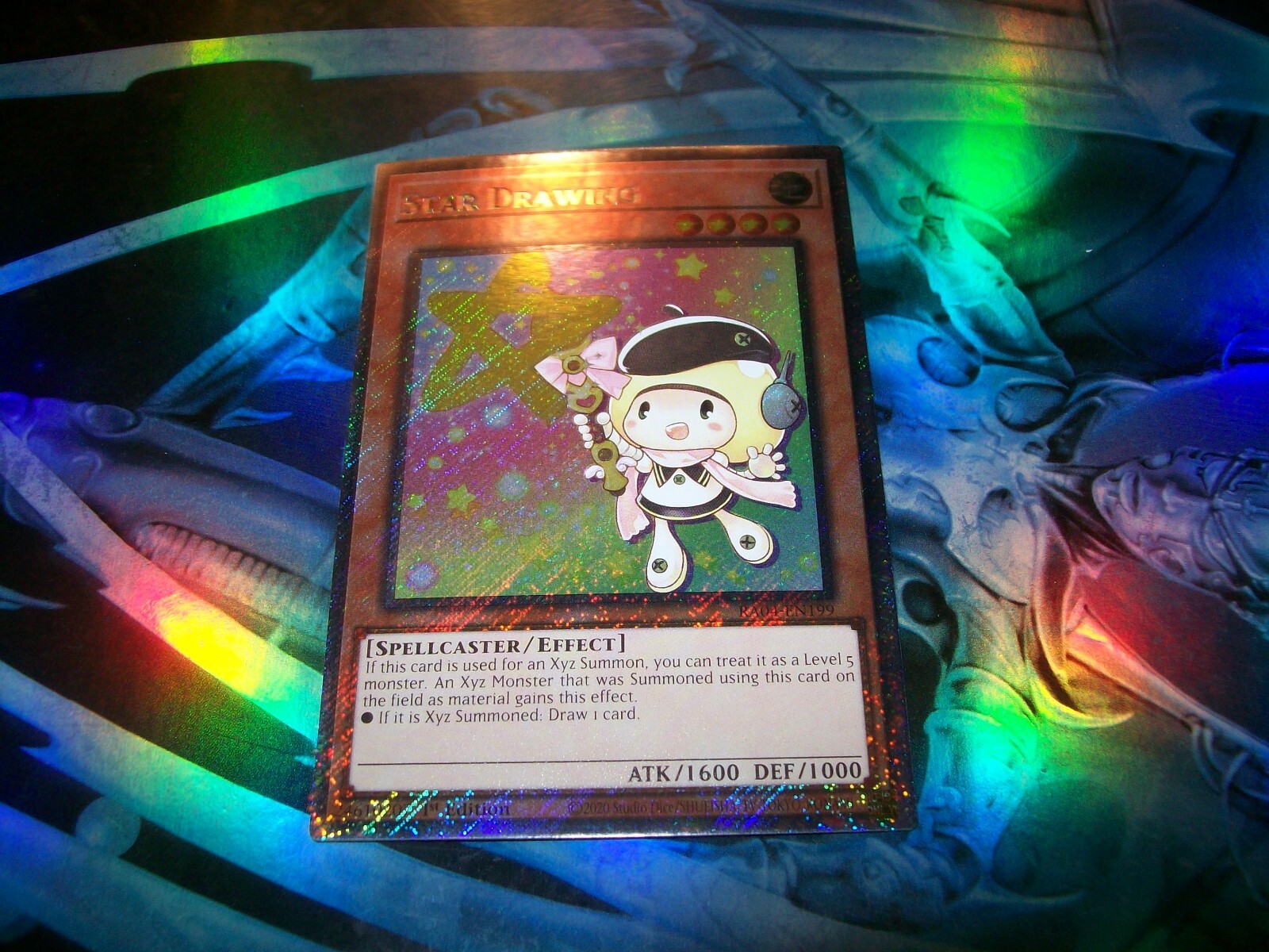 Star Drawing 1st Edition Platinum Secret Rare RA04-EN199 Yu-Gi-Oh!