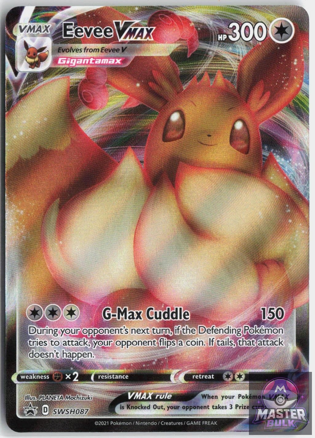 Eevee VMAX SWSH087 Holo Promo Sword & Shield Promo Pokemon Near Mint