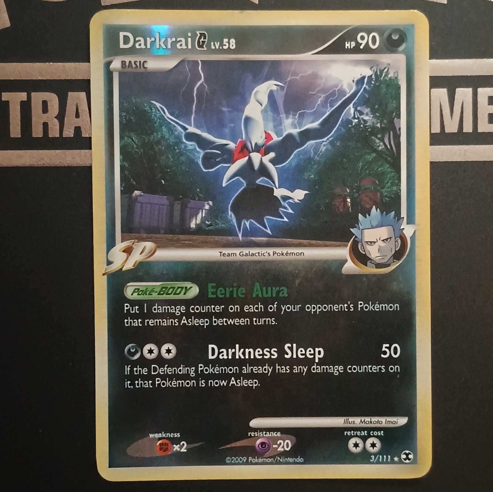Pokémon TCG Darkrai G 3/111 Rising Rivals Reverse Holo Rare SP English 2009