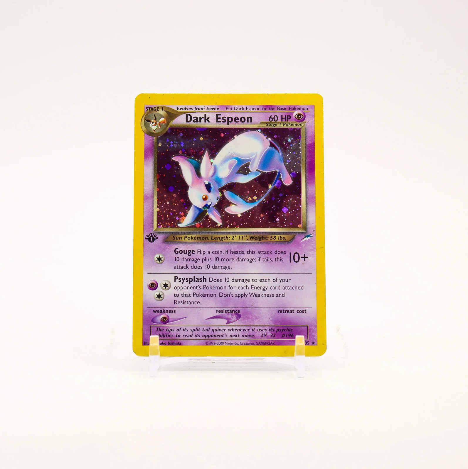 Dark Espeon – 4/105 Neo Destiny 1st Edition Holo Rare Pokemon – HP