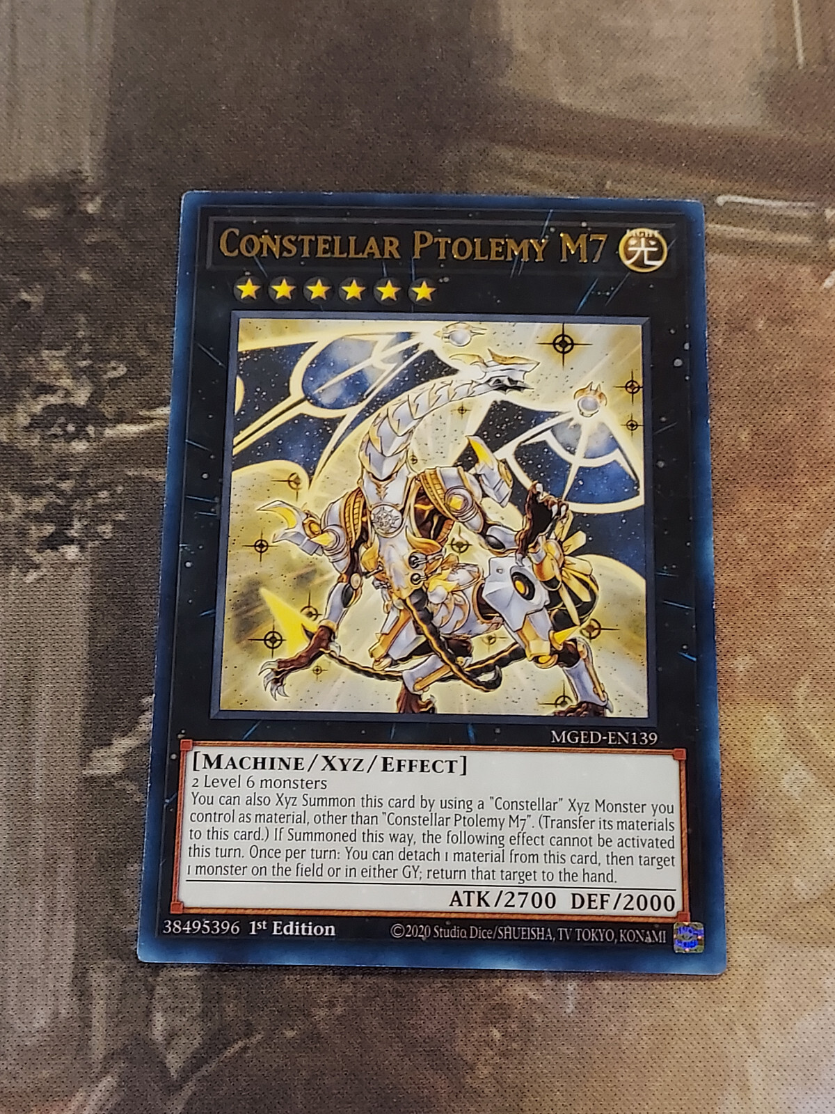 Constellar Ptolemy M7 – MGED-EN139 – Yugioh! Yu-Gi-Oh! Rare Nice! 1st