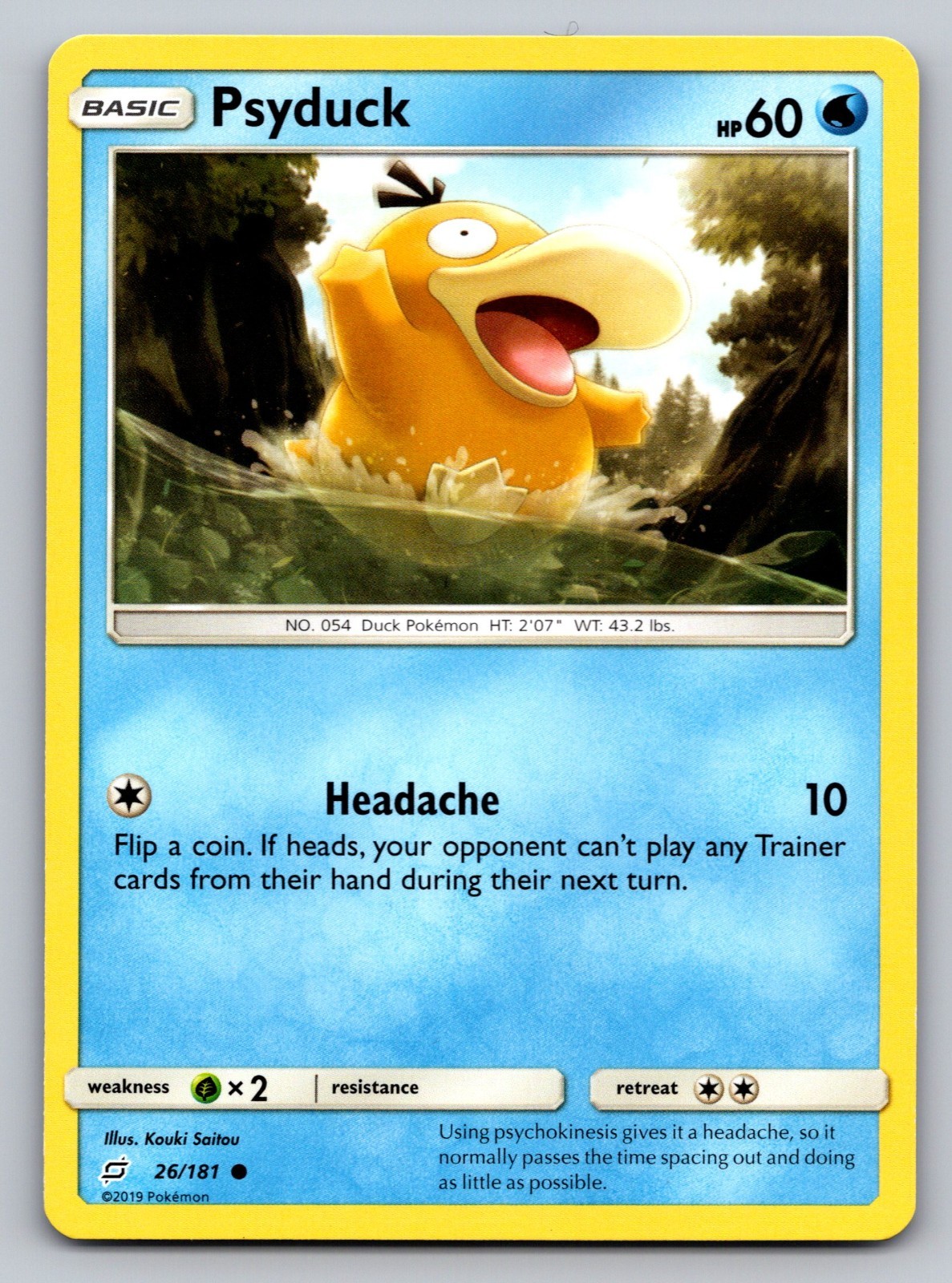 Pokémon TCG Psyduck – SM – Team Up 26/181