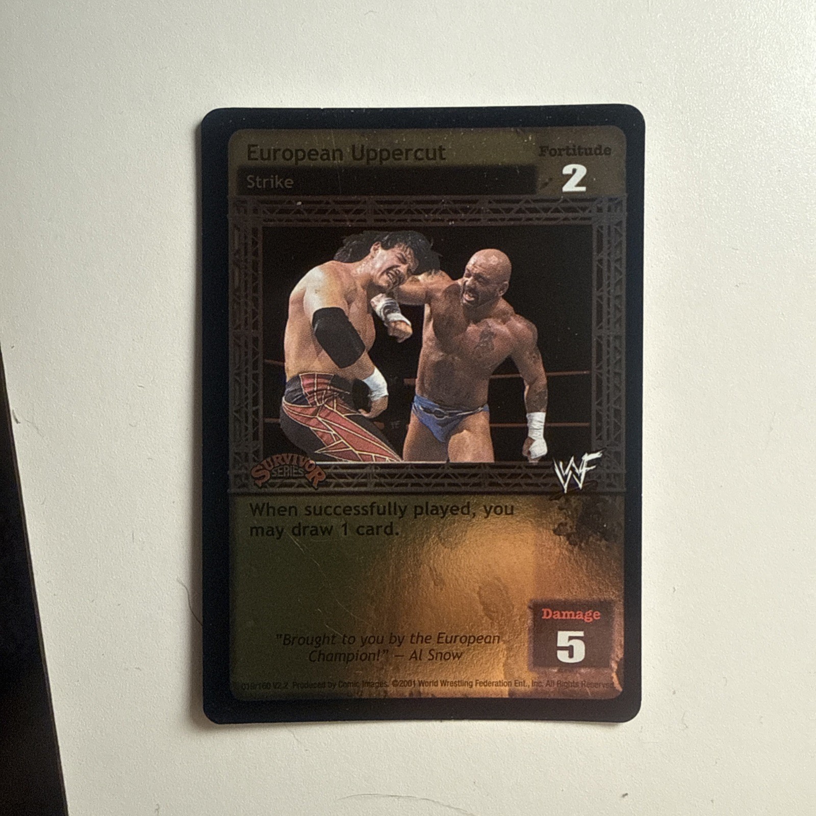 WWE WWF Raw Deal CCG – European Uppercut – Foil – SS1