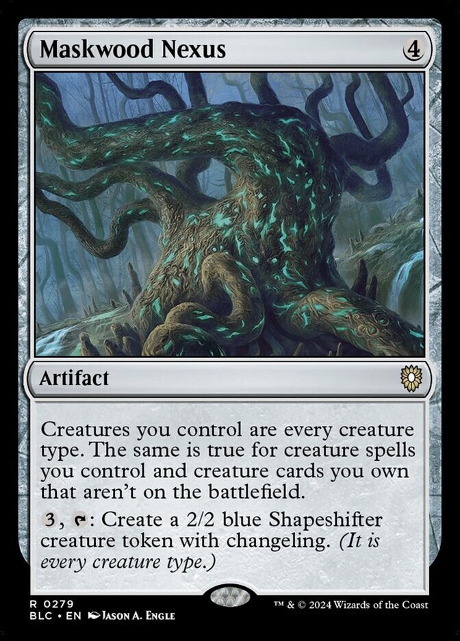 Maskwood Nexus 0279 Non Foil Rare Bloomburrow Commander MTG NM