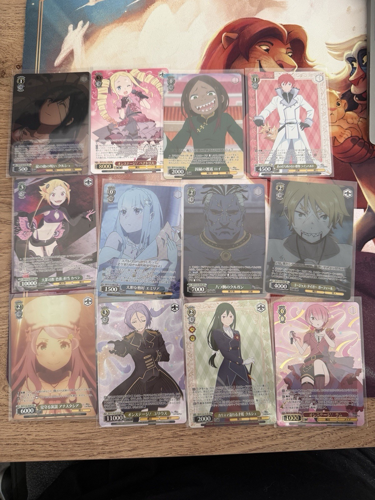 Weiss Schwarz Re:Zero Vol. 4 Japanese – 12 Card SR & PR Bundle