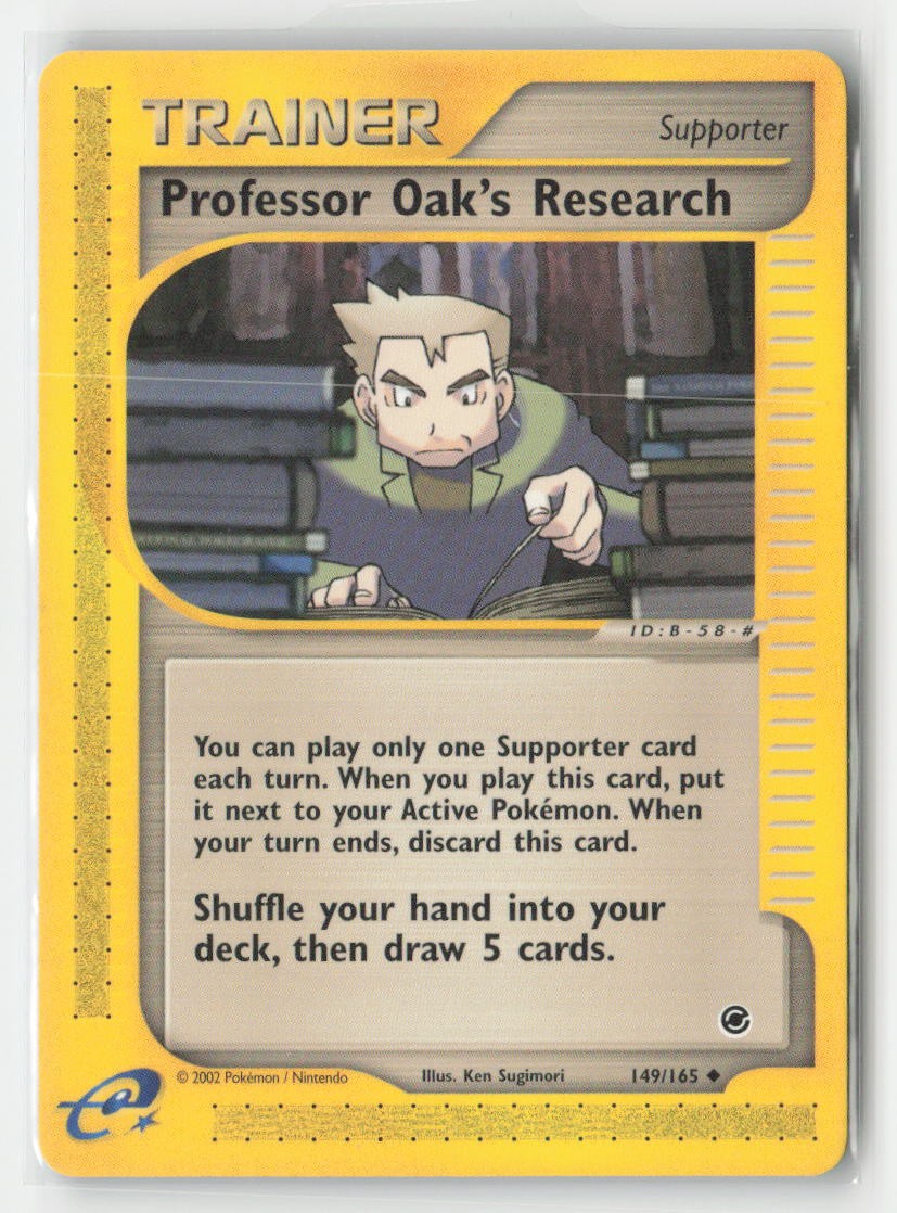 Professor Oak’s Research 149/165 Uncommon Expedition Base Set Pokemon LP