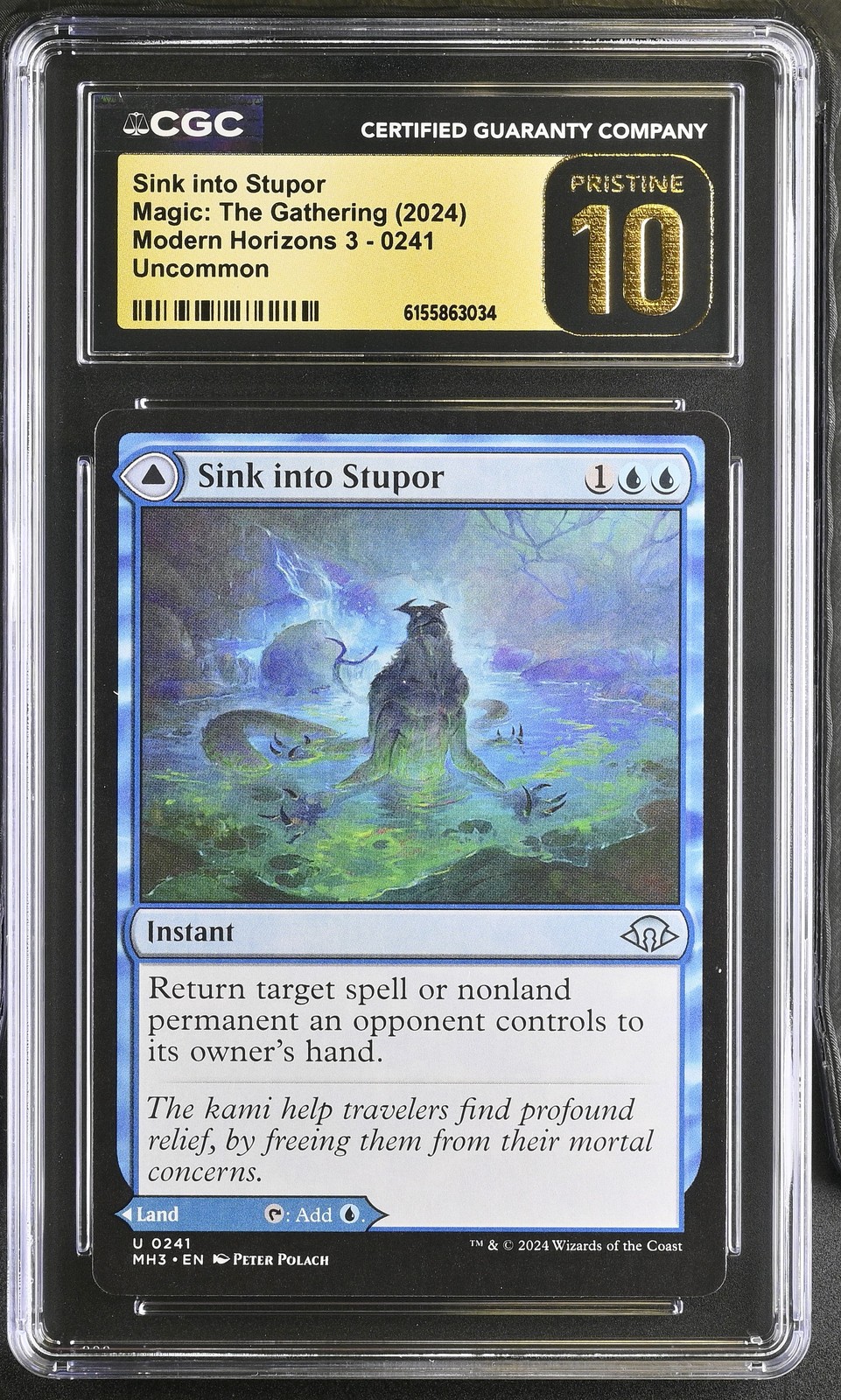 2024 Modern Horizons 3 Magic the Gathering Sink into Stupor CGC 10 0241
