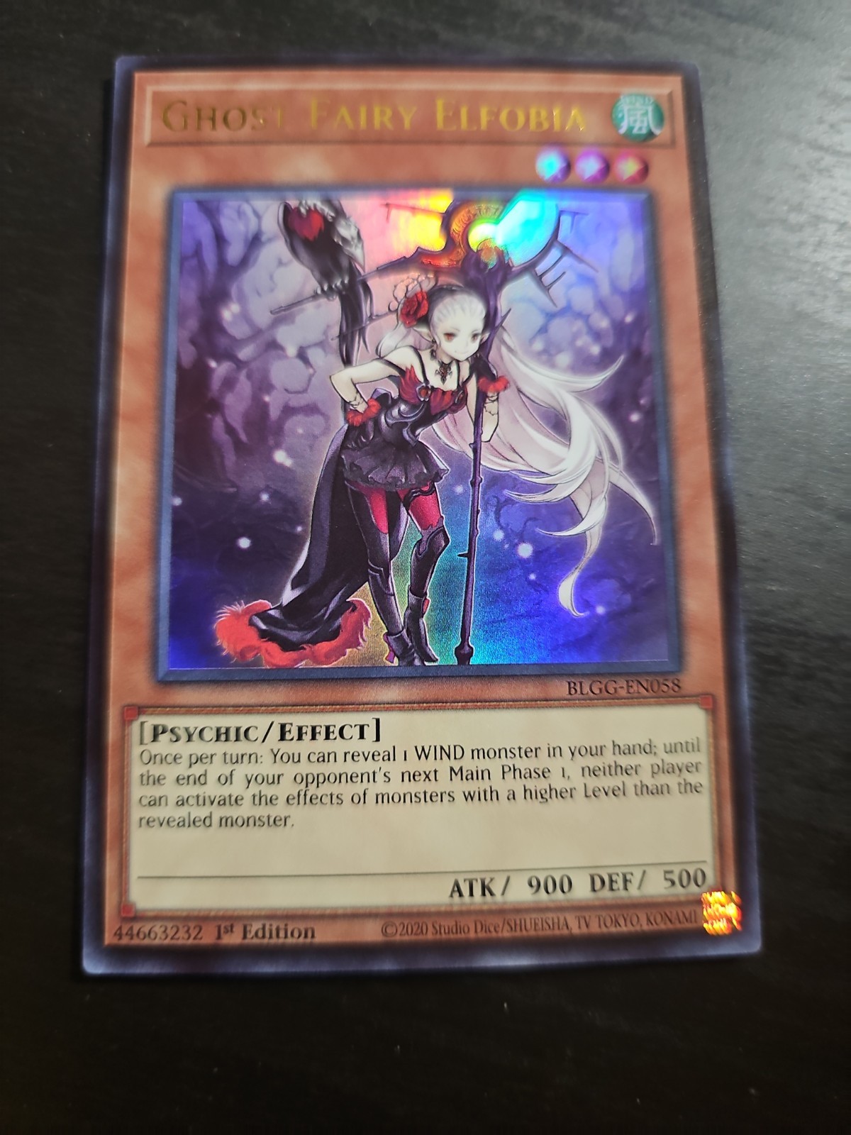 Ghost Fairy Elfobia BLGG-EN058 Battles of Legend: Glorious Gallery 1st Edition