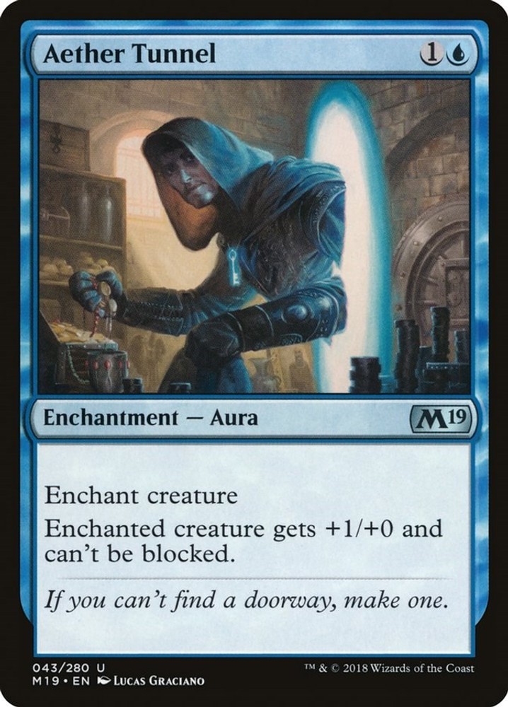 NM – Aether Tunnel [M19 – 43] Core Set 2019
