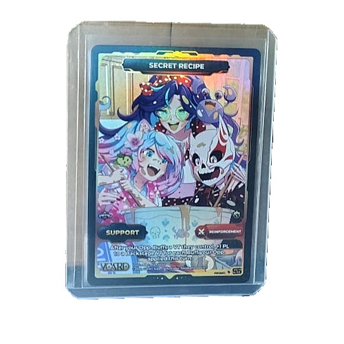 GamerSupps VCard Promo Card – Secret Recipe – FOIL HOLO Near Mint NM – In Hand!