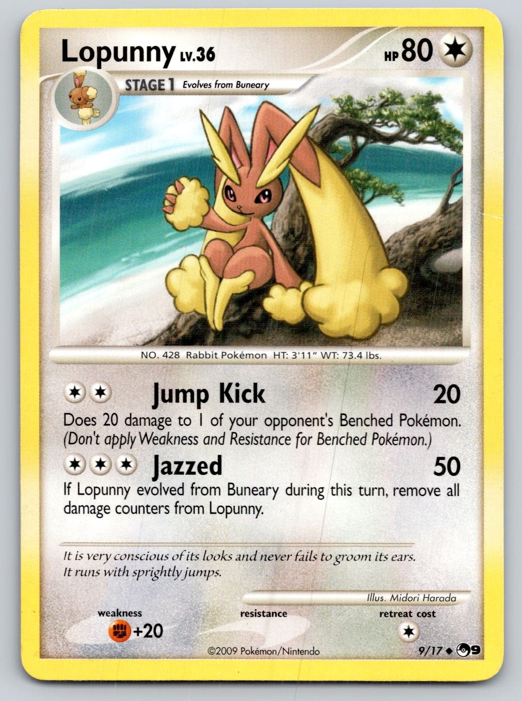 Lopunny Uncommon POP Series 9 009/017