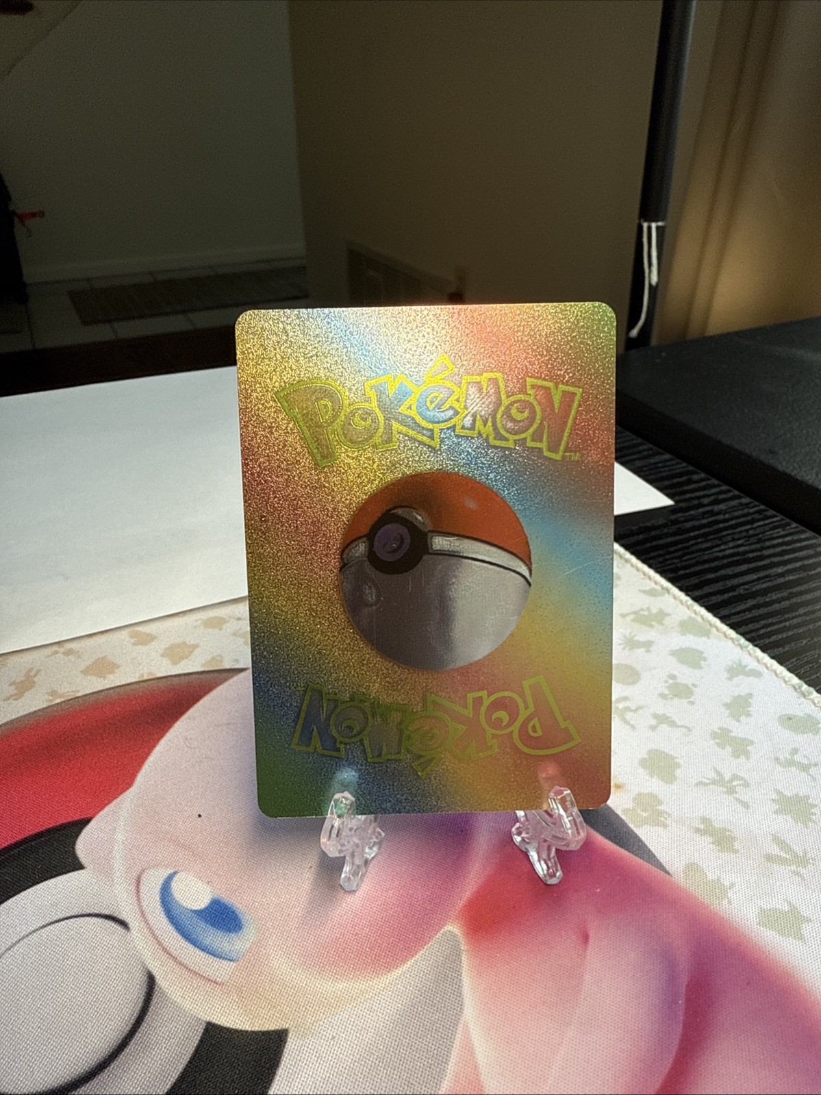 Ash Ketchum Vmax HP 5000000 Rainbow Foil Fan Art Card Gotta Win Them All 💥💥💥