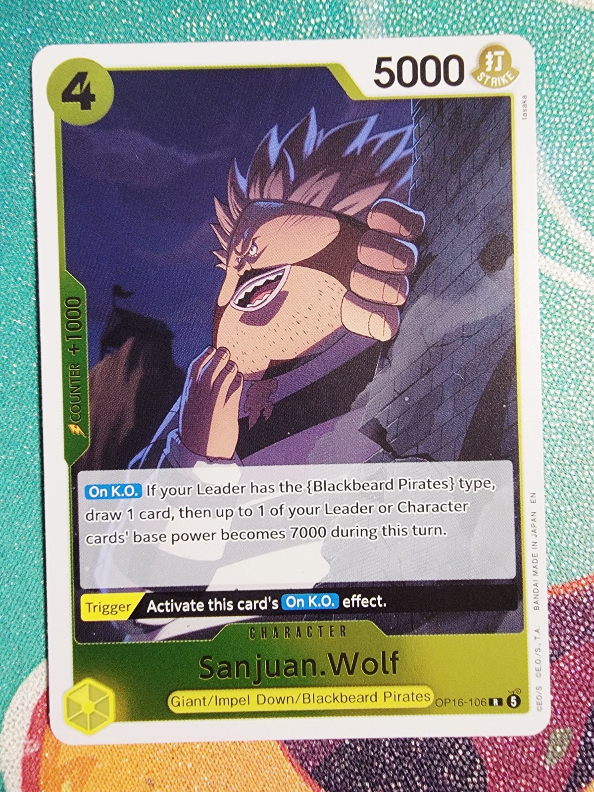 Sanjuan.Wolf OP16-106 R The Time of Battle Foil English One Piece