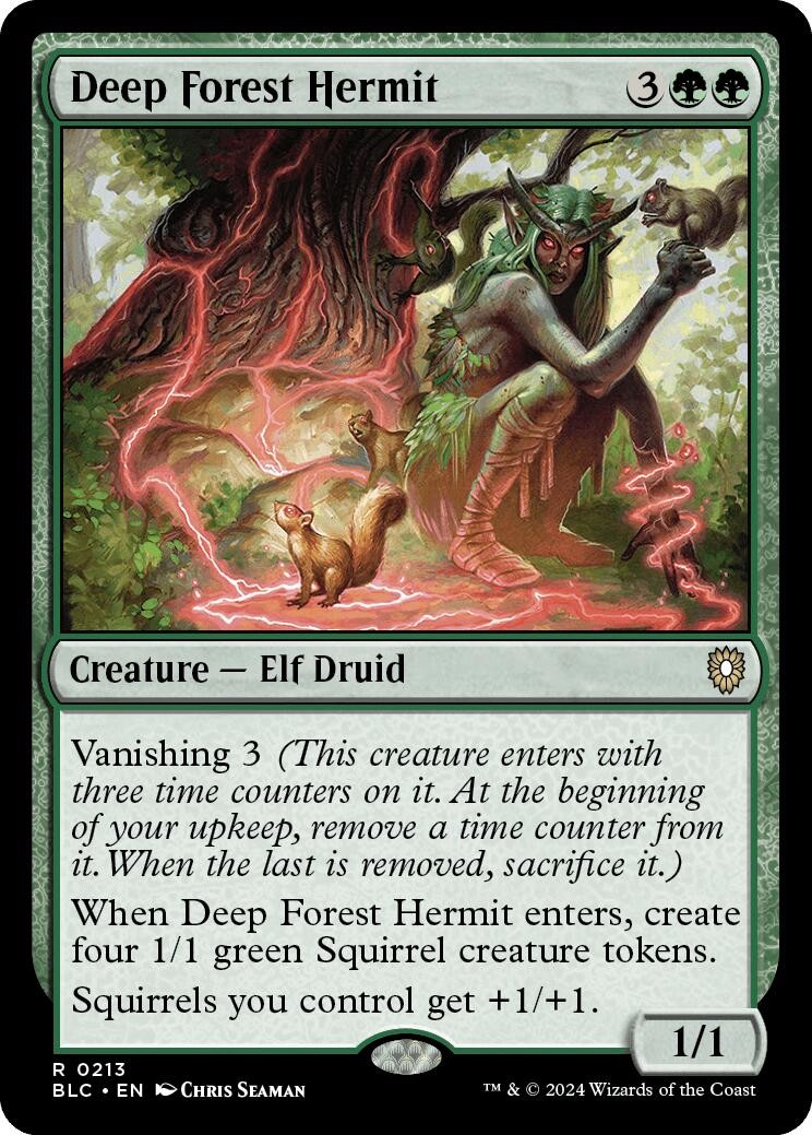 Deep Forest Hermit [Bloomburrow Commander] Near Mint